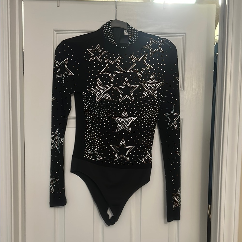 Black Starry Bodysuit